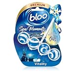 Bloo Spa Moments Vitality Toilet Rim Block, Premium Toilet Cleaner with Essential Oils, Toilet bowl freshener with Relaxing and Long-Lasting Scent – 1 x Toilet Block.
