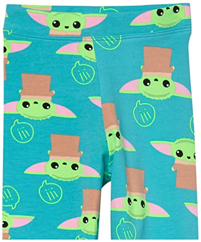 Image of Amazon Essentials Disney | Marvel | Star Wars | Frozen | Princess Girls and Toddlers' Cotton Stretch Leggings, Multipacks