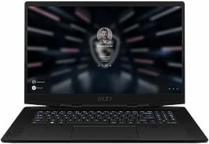 MSI Stealth GS77 Gaming Laptop: Intel Core i7-12700H GeForce RTX 3060, 17.3&#34; FHD, 144Hz, 16GB DDR5, 1TB NVMe SSD, USB-Type C, Thunderbolt 4, CNC Aluminum, Win 11 Home: Core Black 12UE-046
