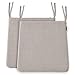 Balcony&Falcon - Set di 2 Cuscini per Sedia, in Spugna per Casa e Giardino (44 x 44 x 3, Beige )