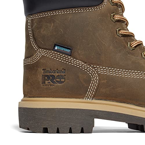 Timberland PRO Timberland PRO Women's Direct Attach 6 Inch Soft Toe Insulated Waterproof Industrial Work Boot, Turkish Coffee, 8.5 W
