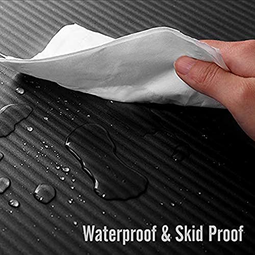 SKEIDO Non-Slip yoga mat 10mm thick NBR Gym home mat exercise mat sport mat-183 * 61cm-Black