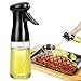 Vaporisateur d'huile,Bouteille de Pulvérisation d'huile,Pulvérisateur d'huile d'olive,Pulvérisateur de Vinaigre,Spray Huile et Vinaigre,pour BBQ Cuisine Salade (Noir)