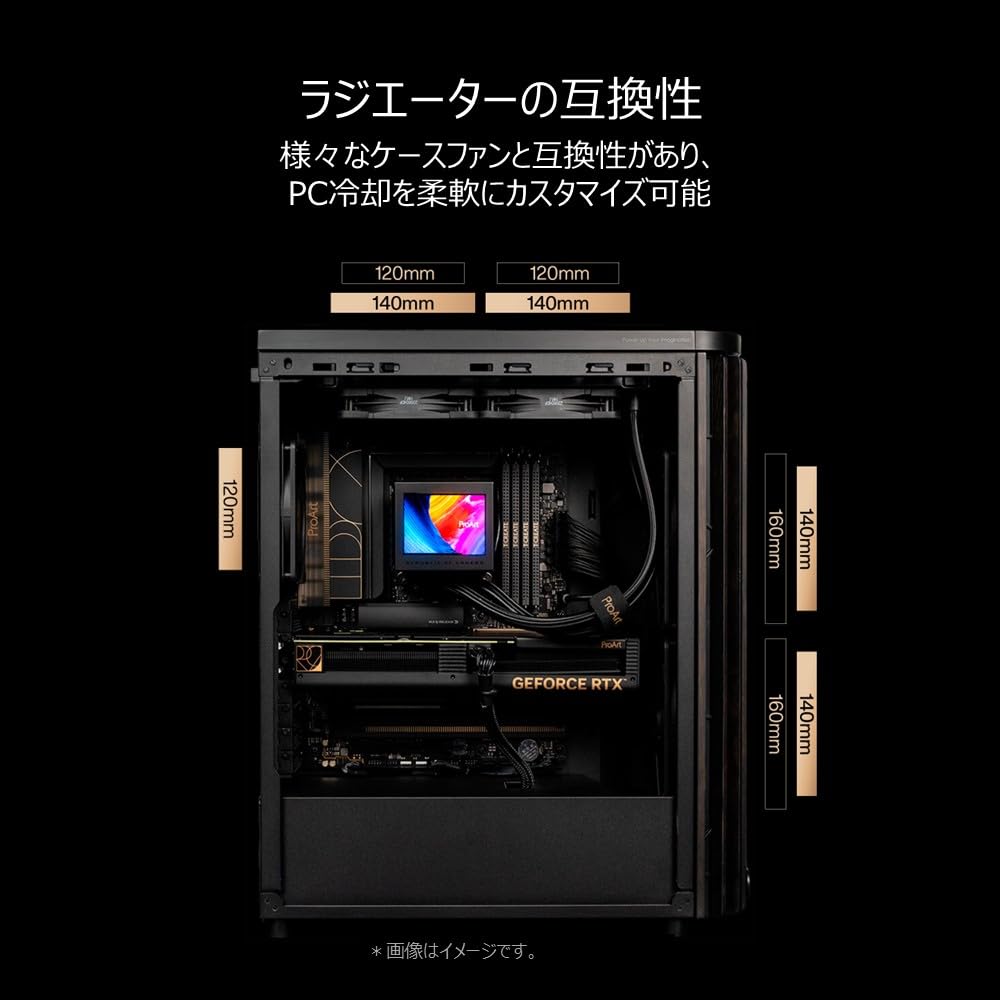 PCケース(自作PC用) ASUS ProArt PA401 ProArt PA401 Wood Edition - Tempered Glass Panel｜Gaming