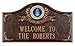 Whitehall™ Personalized Service Medallion Plaque. Made in the USA. Display a personalized message or your address and street name. Custom house sign. Wall mounted plaque