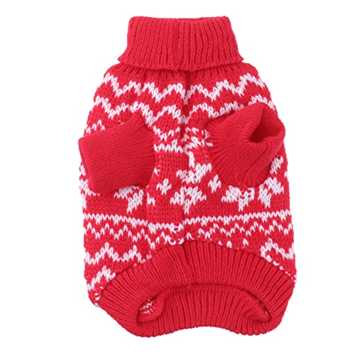 Chien à col roulé pull en maille extensible pour protéger les petits chiots du froid - 2