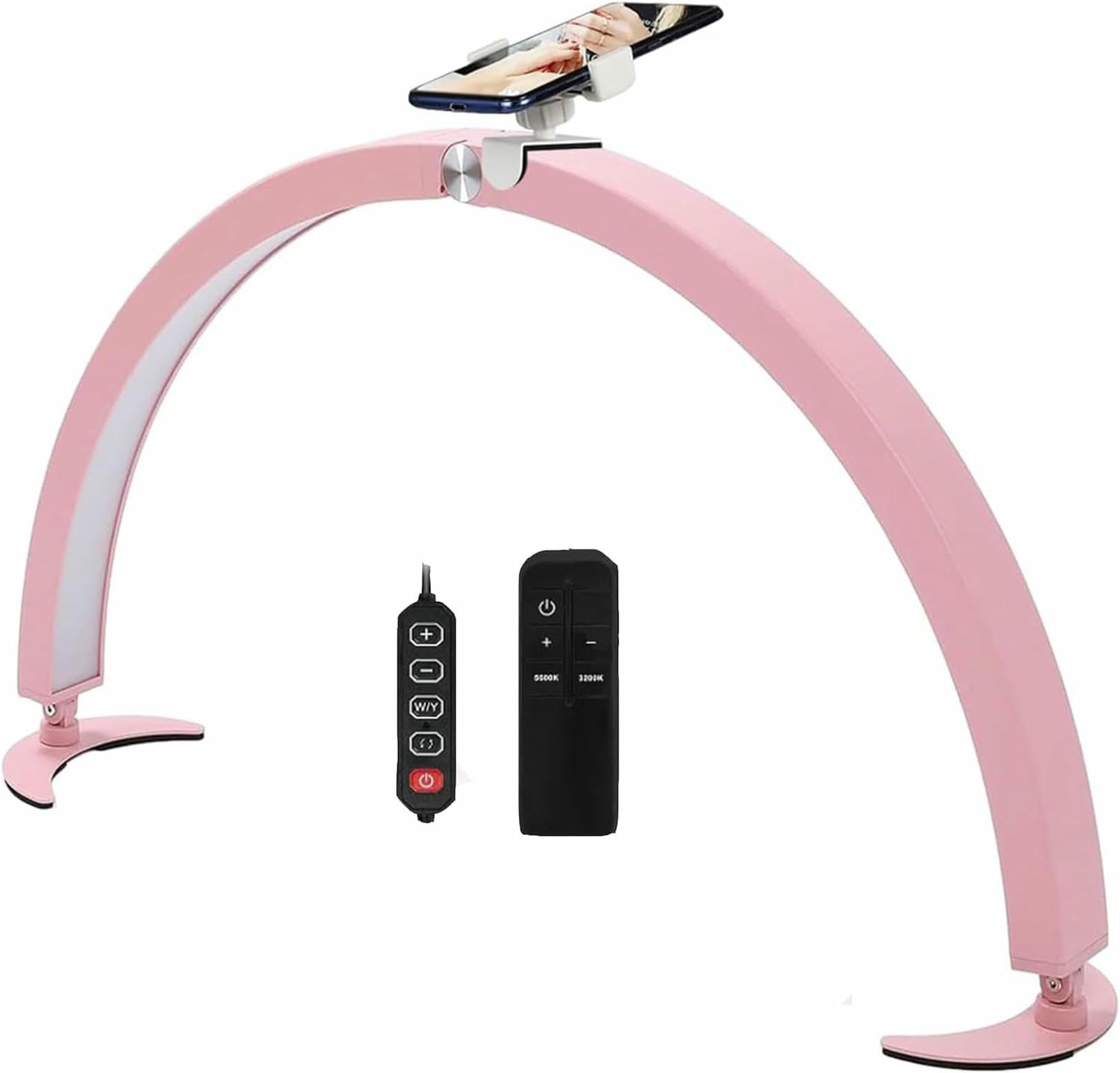 Lampe demi-lune 40W pliable au design épuré pour bureau