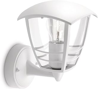 myGarden Creek Outdoor Wall Light (Requires 1 x 60 W E27 Bulb), White