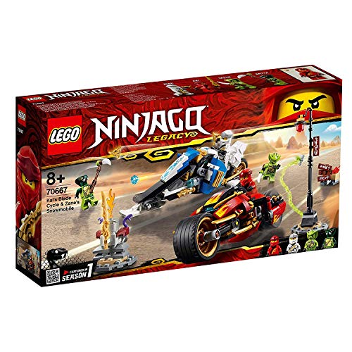 Ninjago - Moto-Lama di Kai e Moto-Neve di Zane, 70667 - Lego - Immagine 1