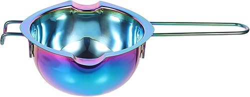 DOITOOL Calentador de chocolate olla de fusión de acero inoxidable degradado olla de doble caldera de mantequilla cuencos de fusión de chocolate