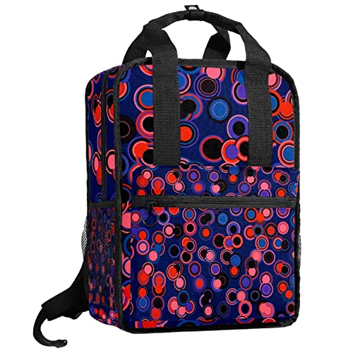 Sac à dos pour garçons motif floral rose pour l'école et les sorties de week-end