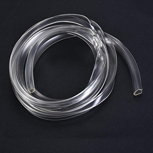 sourcing map Transparenter U-Form PVC Kantenschutz Trimmdichtung Kanal Kantenschutzfolie Kantenschutzprofil für Bleche Glasplatten 12-15mm Kante 2 Meter/6,56ft Länge 0,51 Höhe Transparent