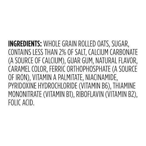 Image of Amazon Grocery, Maple & Brown Sugar Instant Oatmeal, 15.1 Oz, 10 Ct