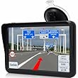 Navigation für LKW, TOUTBIEN 9 Zoll Touchscreen GPS Navigationsgerät für Auto PKW KFZ Sprachführung Blitzerwarnung Fahrspurassistent Neueste UK EU 52 Karten Lebenslang Kostenloses Kartenupdate