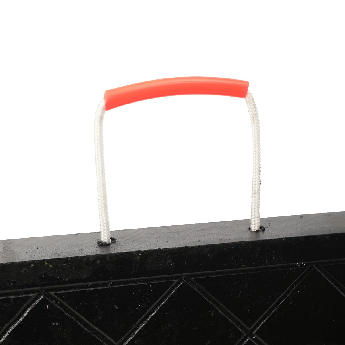 Lot de 2 plaques de support empilables, avec poignée en corde, Plaques de calage Patins de calage 40×40×4,5cm, Jack Pads - Plaques de support pour caravane, camping-car, béquille grues