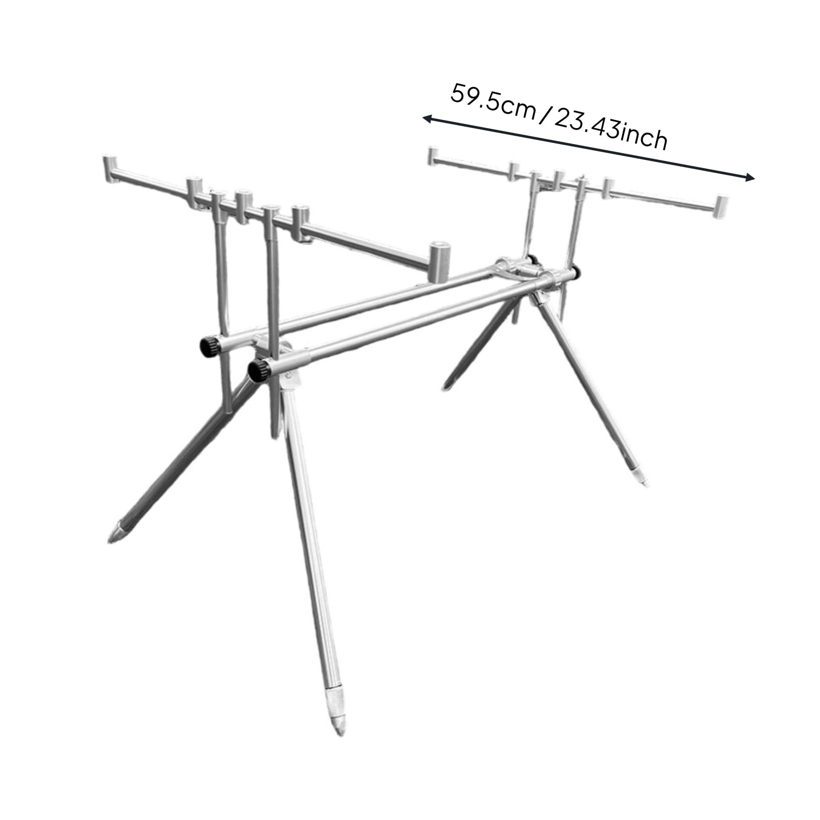 Station Canne à Pêche Portable Pliage Rapi Support Pêche Au Sol pour Pêcheurs