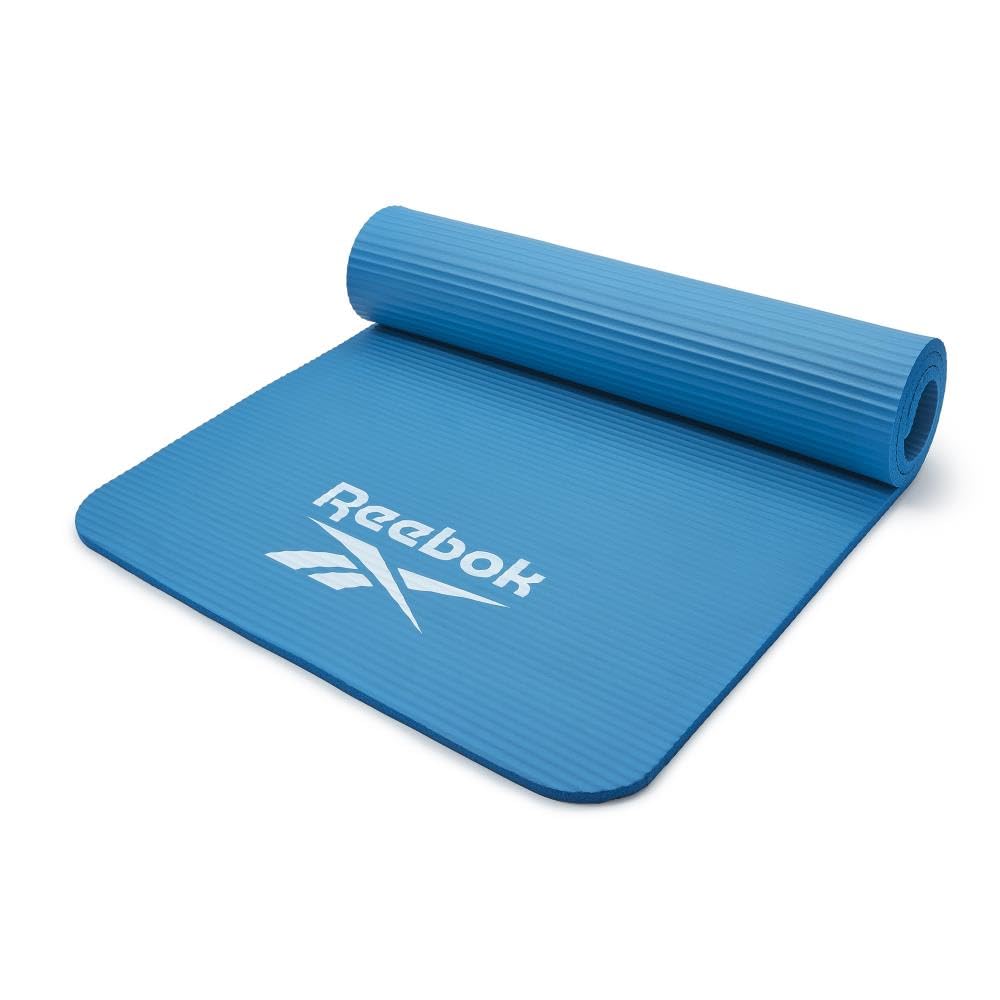 Reebok Unisex's Training Mat-15 mm-Blue, Blue