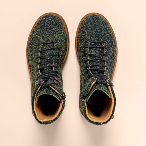 El Naturalista Para Mujer. 25572PES0005_0B0 Botines De Piel N5572P Wulf Wulf Verde (38), Plano, Cremallera, Casual - 2