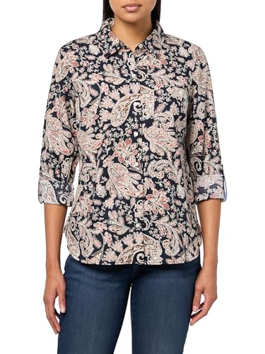 Image of Nautica Women's Button Front Long Sleeve Roll Tab Shirt