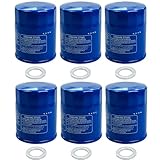 6PCS 15400-PLM-A02 Oil Filter Compatible With Honda GX610 GX630 GX670 GX690 GXV340 GXV390 Replace
