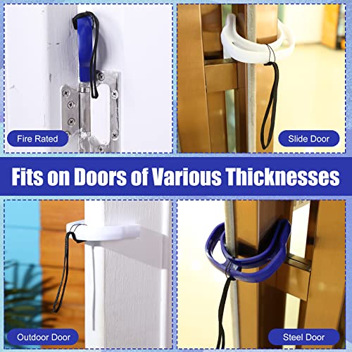 Kigley 6 Pcs Door Jam With Ropes Door Stop Door Stoppers For Door Wedge For Law Enforcement, Police, Emergency Services, Firefighter, Home, School, Classroom, Office Gifts Favors Supplies #TOP3