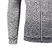 Maiyifu-GJ Men Full Zip Lightweight Hoodie Sun Protection Breathable Hooded Sweatshirt Athletic Fishing Hiking Outdoor Hoodies (Grey,4X-Large)