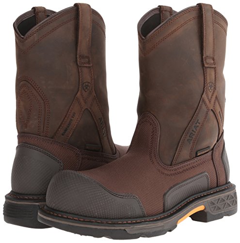 Ariat Men's Overdrive XTR Pull-on H2O Composite Toe Work Boot, Brown Cordura/Oily Distressed Brown, 13 M US - Thumbnail 6