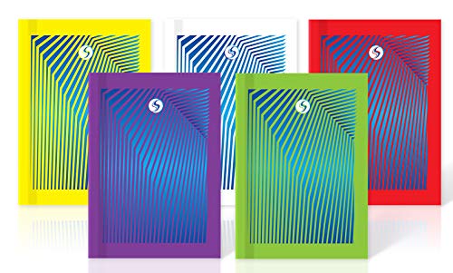 Silvine Daze 160 Page A6 Durable Casebound Notebooks in 5 Assorted Colours [Pack of 10],PADCBA6