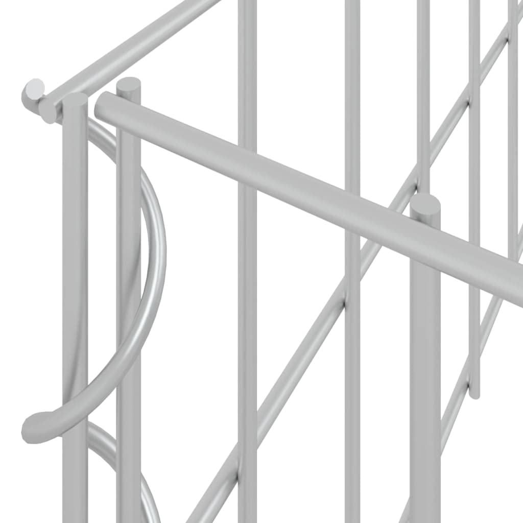 vidaXL Arriate de gaviones de Acero galvanizado 800x100x20 cm