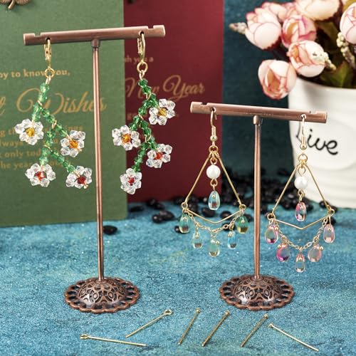 Craftdady 300Pcs Head Pins Ball Head Pins Eye Pins 30mm 18K Gold Plated Jewellery Making Supplies for Jewellery Making - Image 4