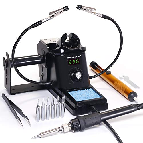 YIHUA 926 III 60W Digital Soldering Iron Station, with 2 Helping Hands, 194ºF~896ºF
