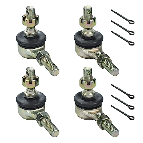 10-10mm Left Right Tie Rod Ball Joint for 50cc 70cc 90cc 110cc 125cc Tao Tao ATK 125 Coolster Baja Kazuma Roketa 4 Wheeler ATV Quad Go Cart Kart Pit Dirt Bike Moped Scooter Part