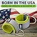 Gradient Fitness Ankle Straps (2 Pack) | Ankle Strap for Cable Machine, Ankle Bands for Working Out, Cable Ankle Strap, Cable Machine Attachment, Ankle Cable Attachments for Gym (Grey|Green)