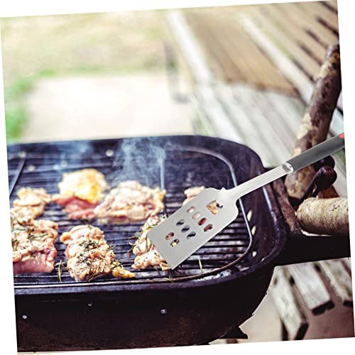 Set de 4 utensilios de acero inoxidable para parrilla miniatura 3