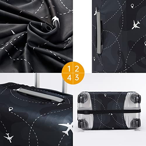 Travelkin Luggage Covers With Tag For Suitcases Tsa Approved,Suitcase Covers Protector Fit 18-32 Inch Luggage,XL3