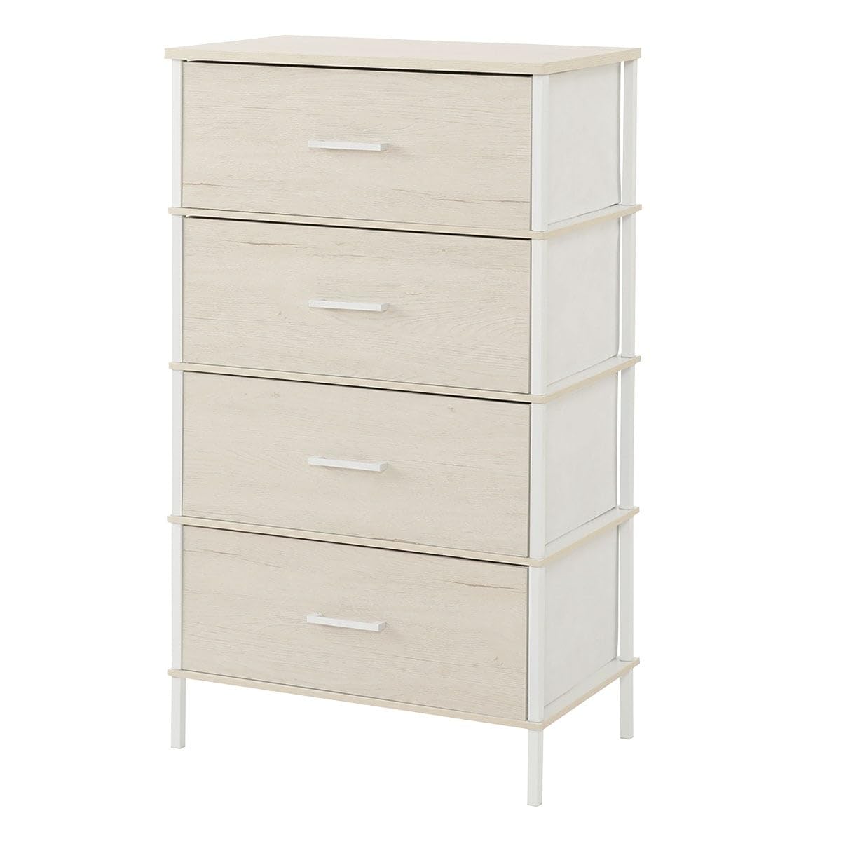 Amazon｜ニトリ(NITORI) チェスト4段 CS2s ホワイトウォッシュ 8410447