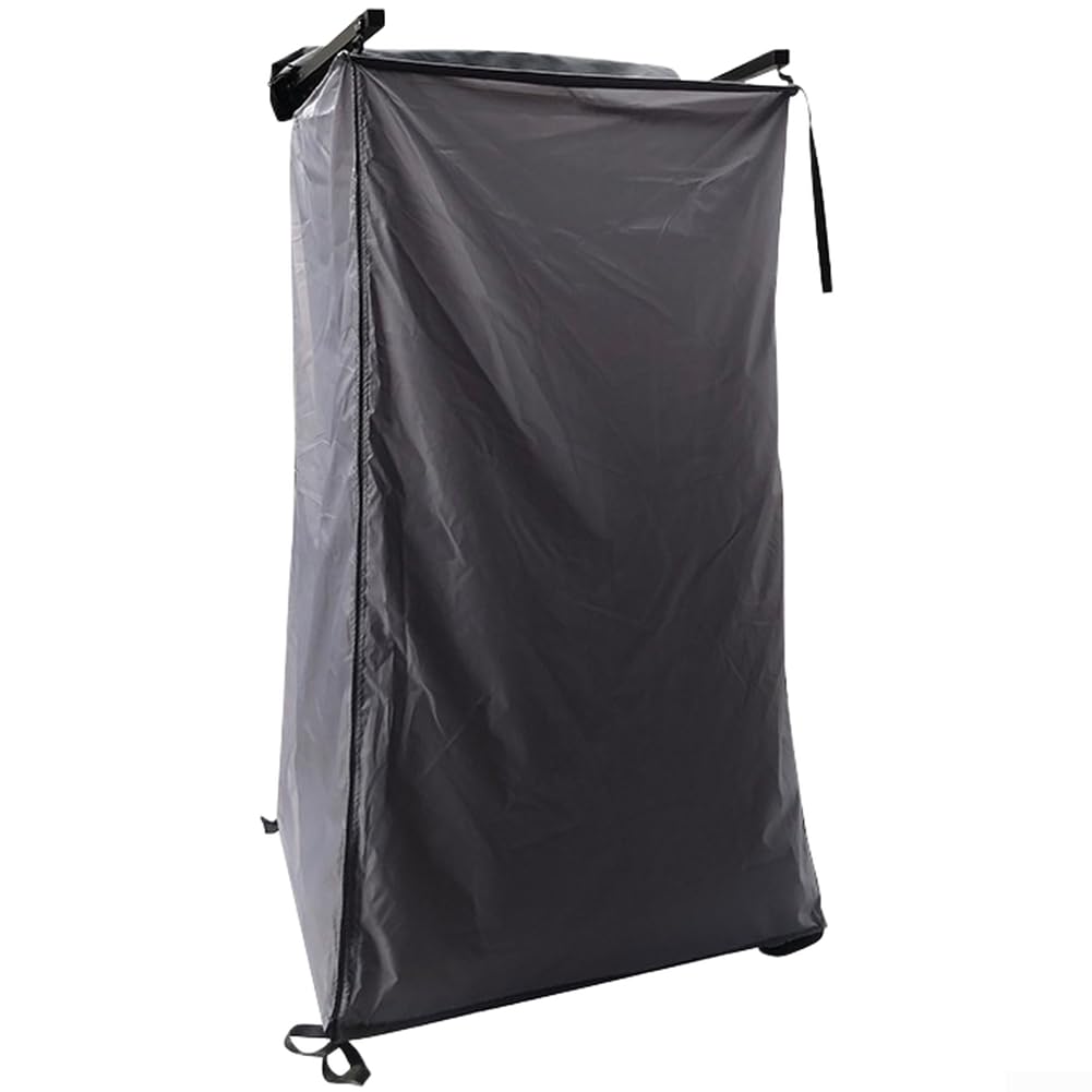 para ducha Exterior Plegable Oxford 185cm Privacidad para ducha(Black)