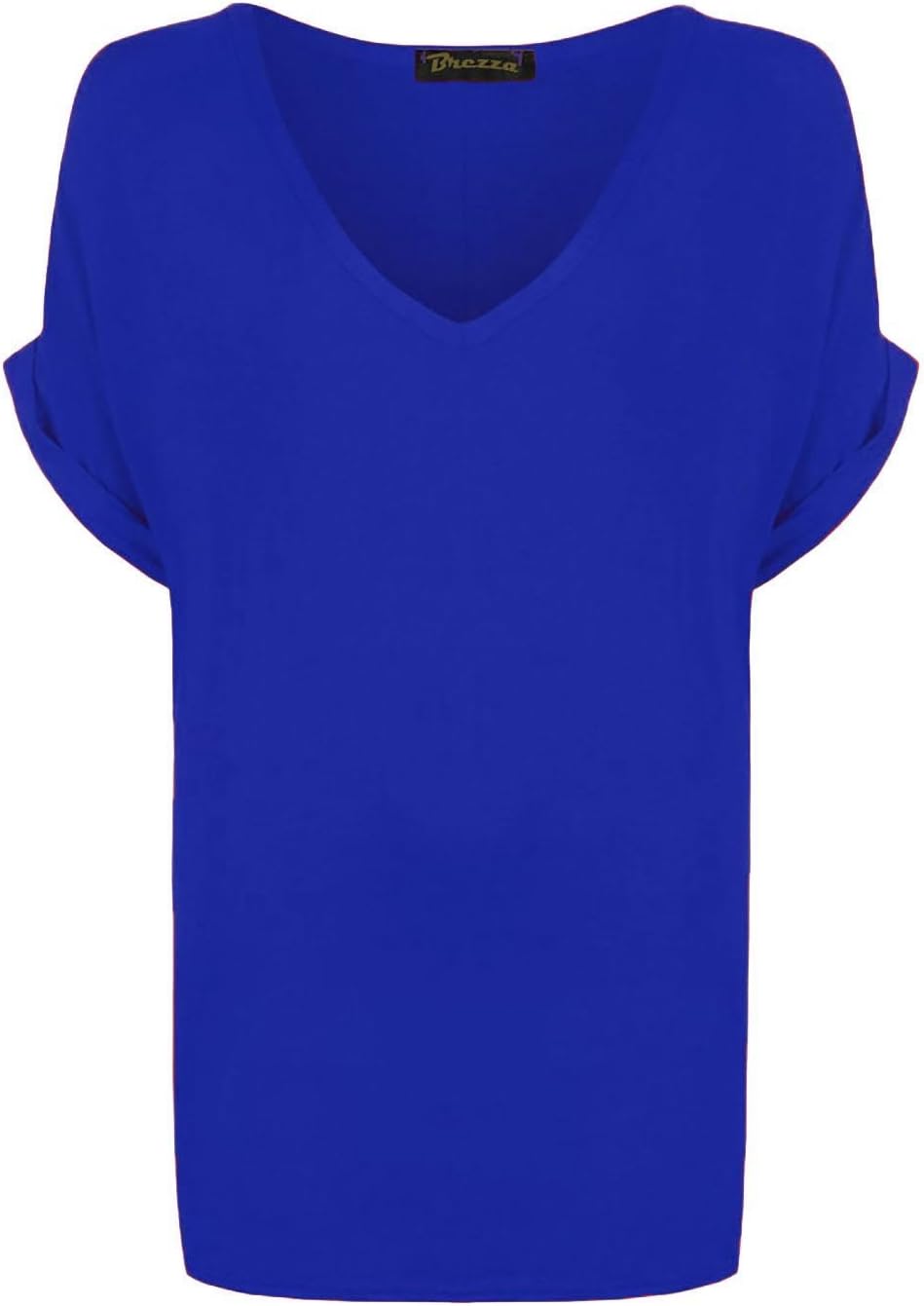 T Shirt Con Collo A V Plus Size - Italia - Foto 8