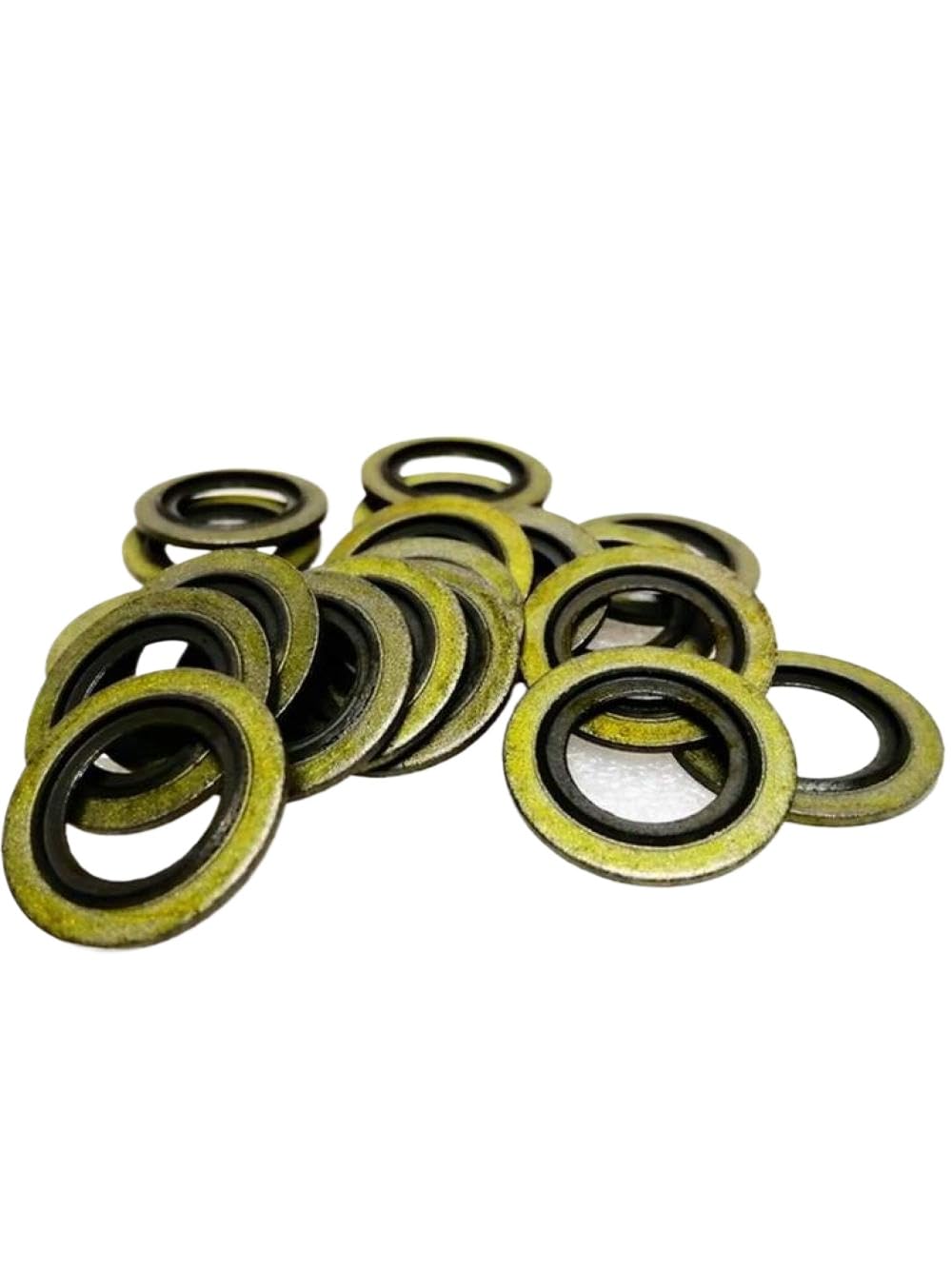 Junta de tapón de drenaje de aceite del motor compatible con modelos de vehículos seleccionados - Números de pieza 016393, 016454(100PCS)