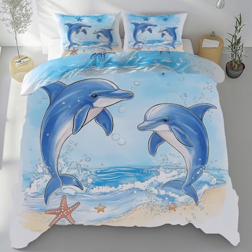 Housse de couette dauphin pour offrir de la douceur à votre enfant - 2