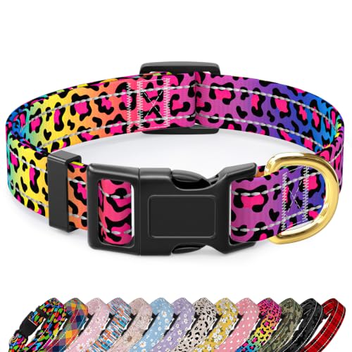 TMOODEL Reflective Dog Collar for Extra Small Dogs Cats,