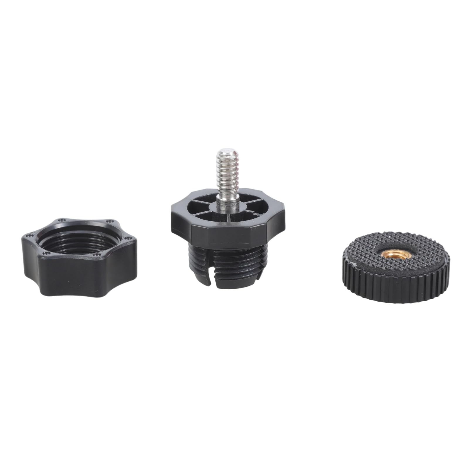 Montesy Portable 17mm Ball Socket to Standard 1/4-20 Thread Camera Mount Adapter for Vehicle Phone Tripod Accessories