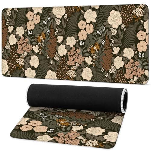 Large Mouse Pad for Desk 31.5' x 11.8', Aesthetic Cute...