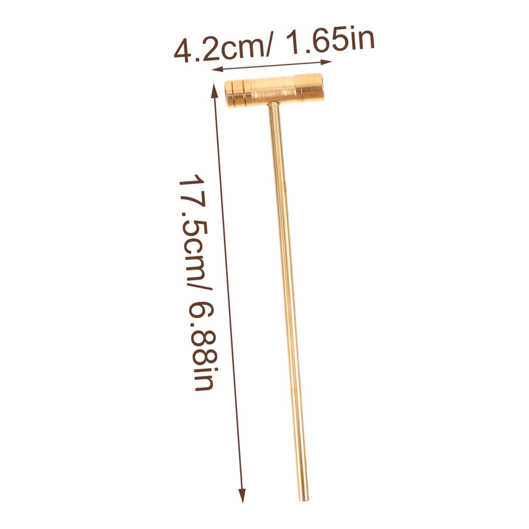 FOMIYES Small Mallet Repair Tool Mini Hammer Soft Face Hammer Brass Mallet Hammer for Jewelry Making