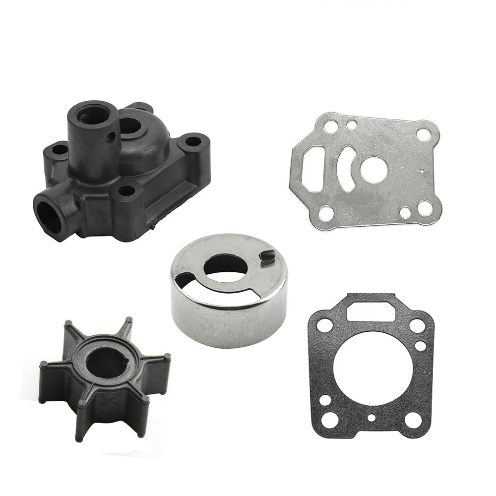 Kit de bomba agua para Mercury para motor fueraborda Mercruiser 5HP 6HP 16150 16154 16157 16826 Carcasa del impulsor, superior Reparaciones fáciles
