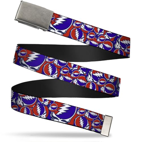 Buckle Down Men's Web Belt Grateful Dead 1.5