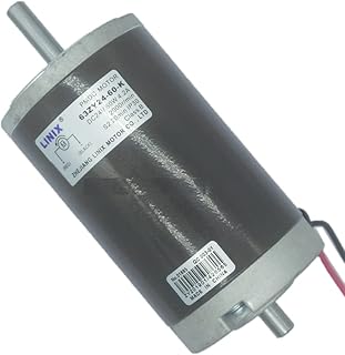 Davitu DC Motor - DC 63ZY24-60-K 24V 60W 2000 rpm Motor diameter double shaft 63MM linix - (Voltage(V): 24V)