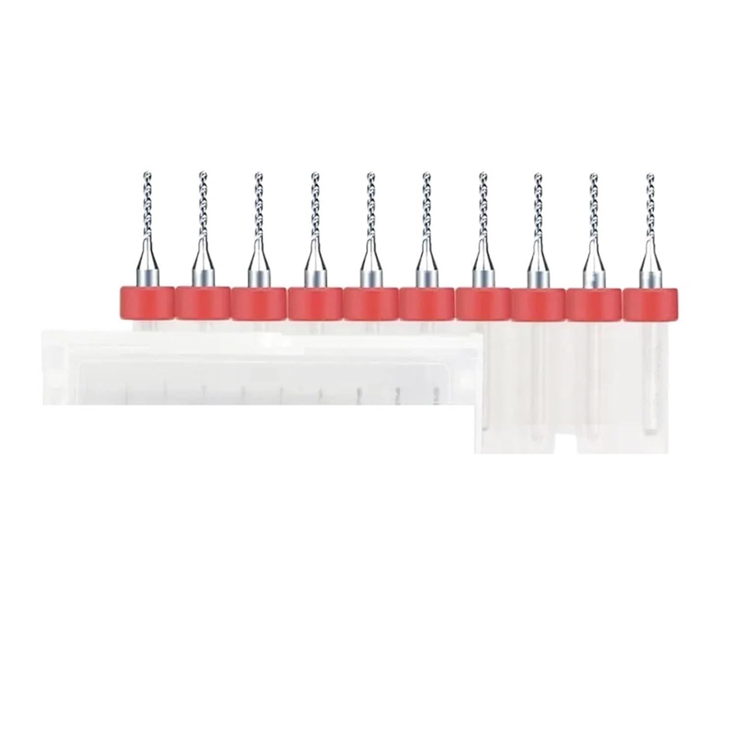 PCB Drill Bit Set 1.1mm Bits 3.175mm Shank Print Circuit Board Carbide CNC Drilling 10Pcs