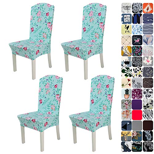 Tavie Sillas De Comedor Fundas Juego De 4 Fundas Elásticas Sillas Elásticas Elásticas Protector De La Cubierta De Spandex para La Fiesta del Hotel El Comedor De La Boda