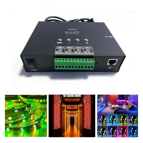 Contrôleur Artnet H807SA 8192 pixels pour synchroniser 8 bandes LED